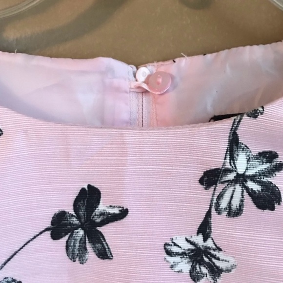 PINK SLEEVELESS MISS SELFRIDGE DRESS BLACK BOW - Picture 4 of 8